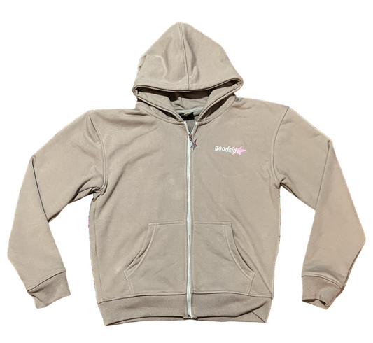 GOODSIDE ZIP BORDADO